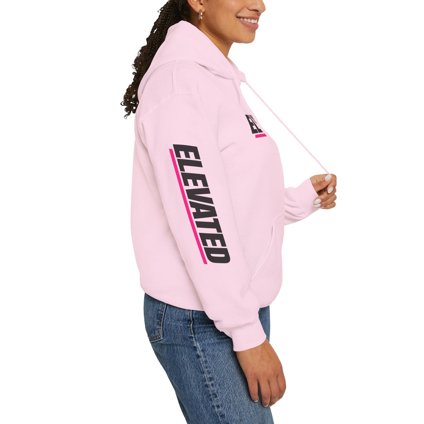 Elevated Hoodie — Retro Racing Logo Hooded Sweatshirt
