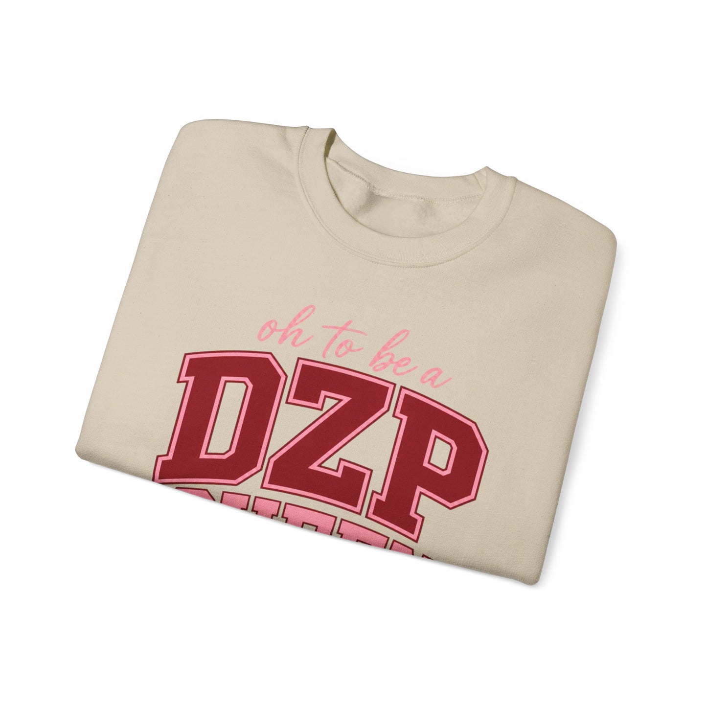 DZP Queen Sweatshirt – Oh to Be a DZP Queen Retro Varsity Crewneck