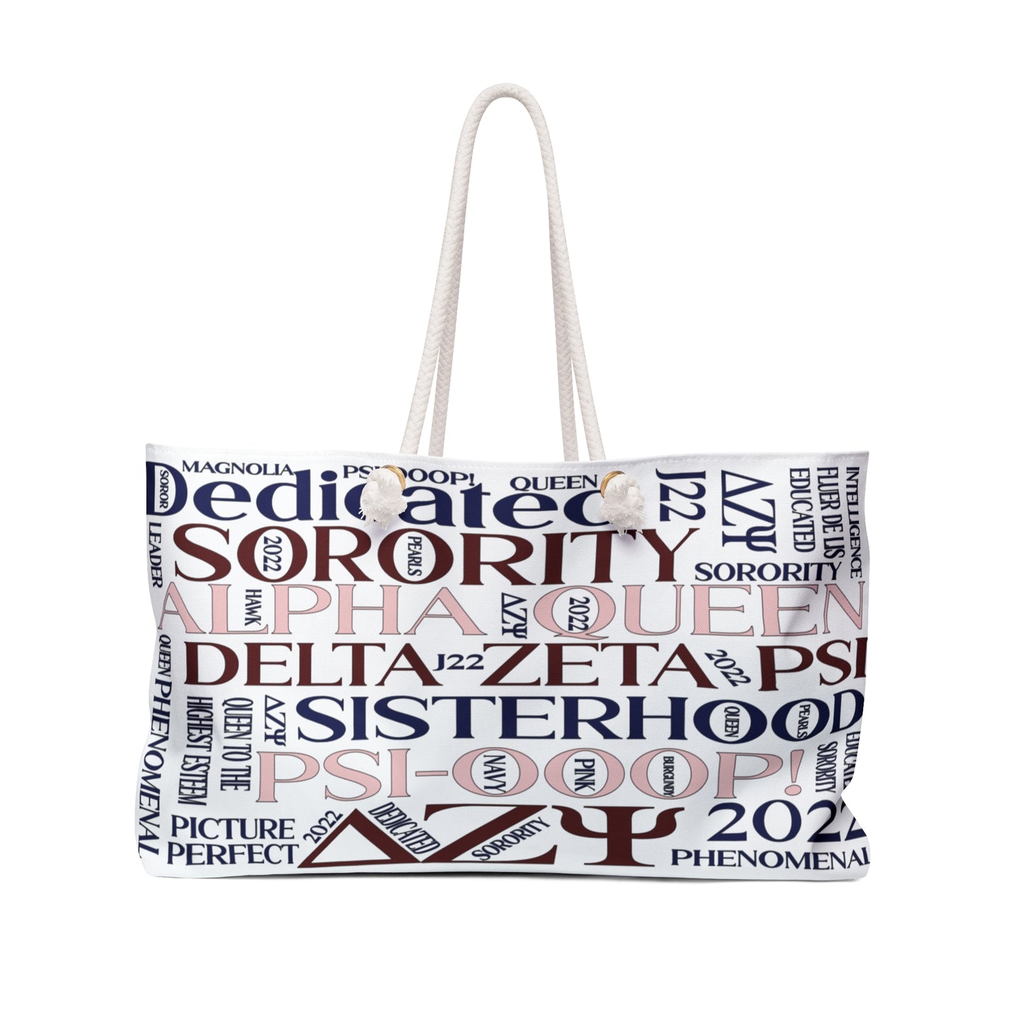 Sorority Celebration Weekender Bag | Dedicated Sisterhood Gift
