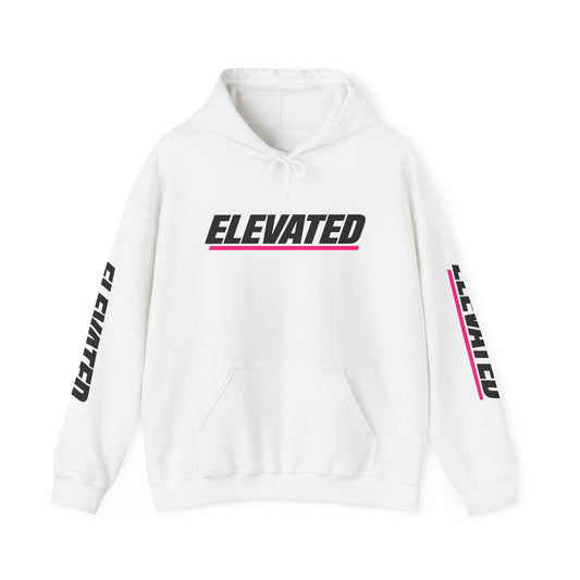 Elevated Hoodie — Retro Racing Logo Hooded Sweatshirt