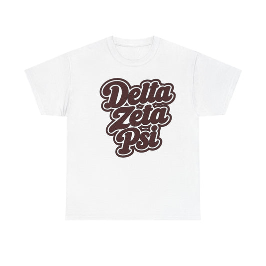 Delta Zeta Psi Retro Script T‑Shirt
