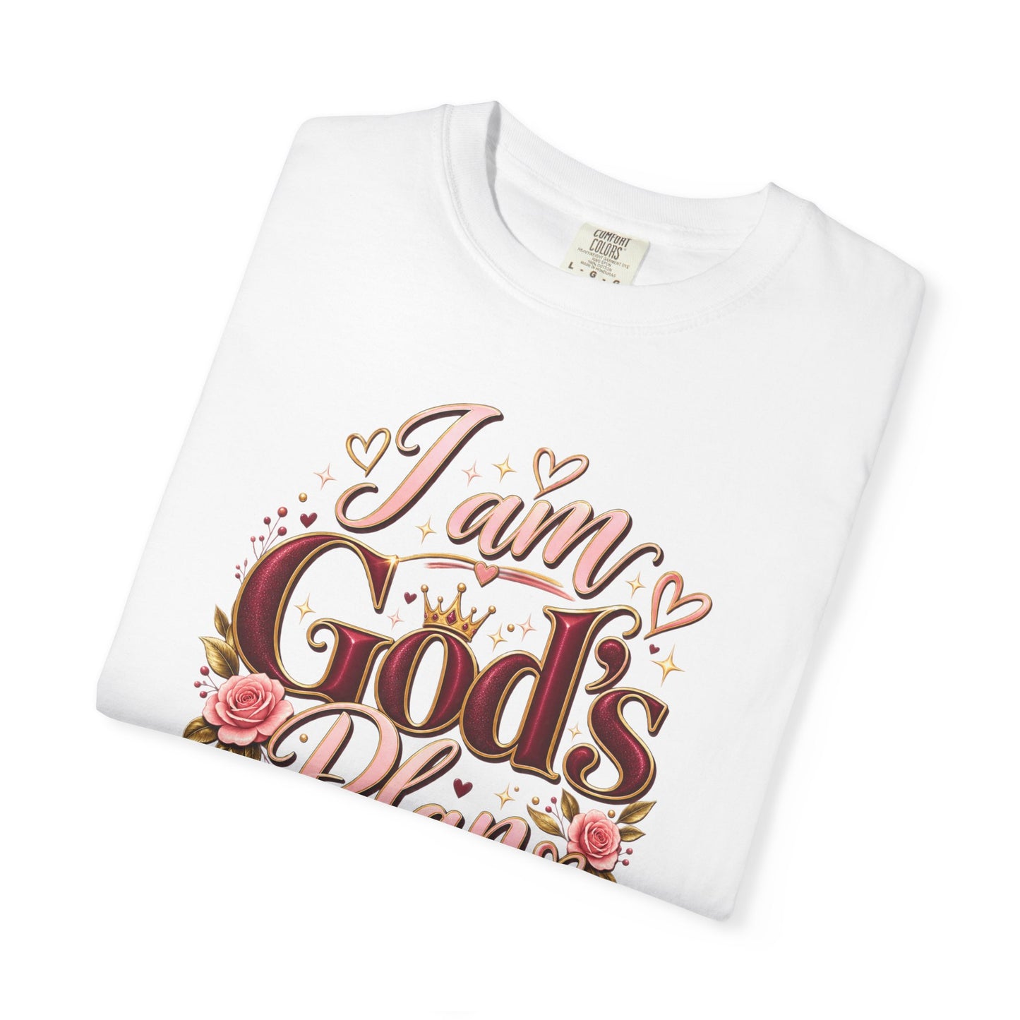 I Am God's Plan T-Shirt — Floral Faith Graphic Tee
