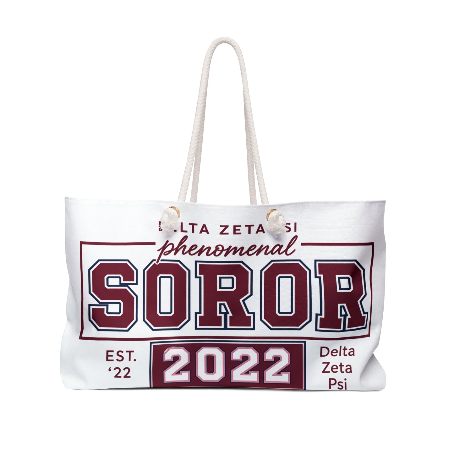 Delta Zeta Psi "Phenomenal Soror" 2022 Weekender Bag