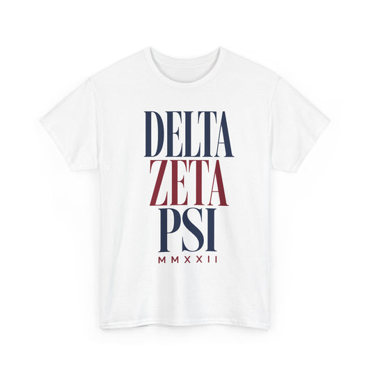 Delta Zeta Psi Vintage Greek Tee - MMXXII Sorority Shirt