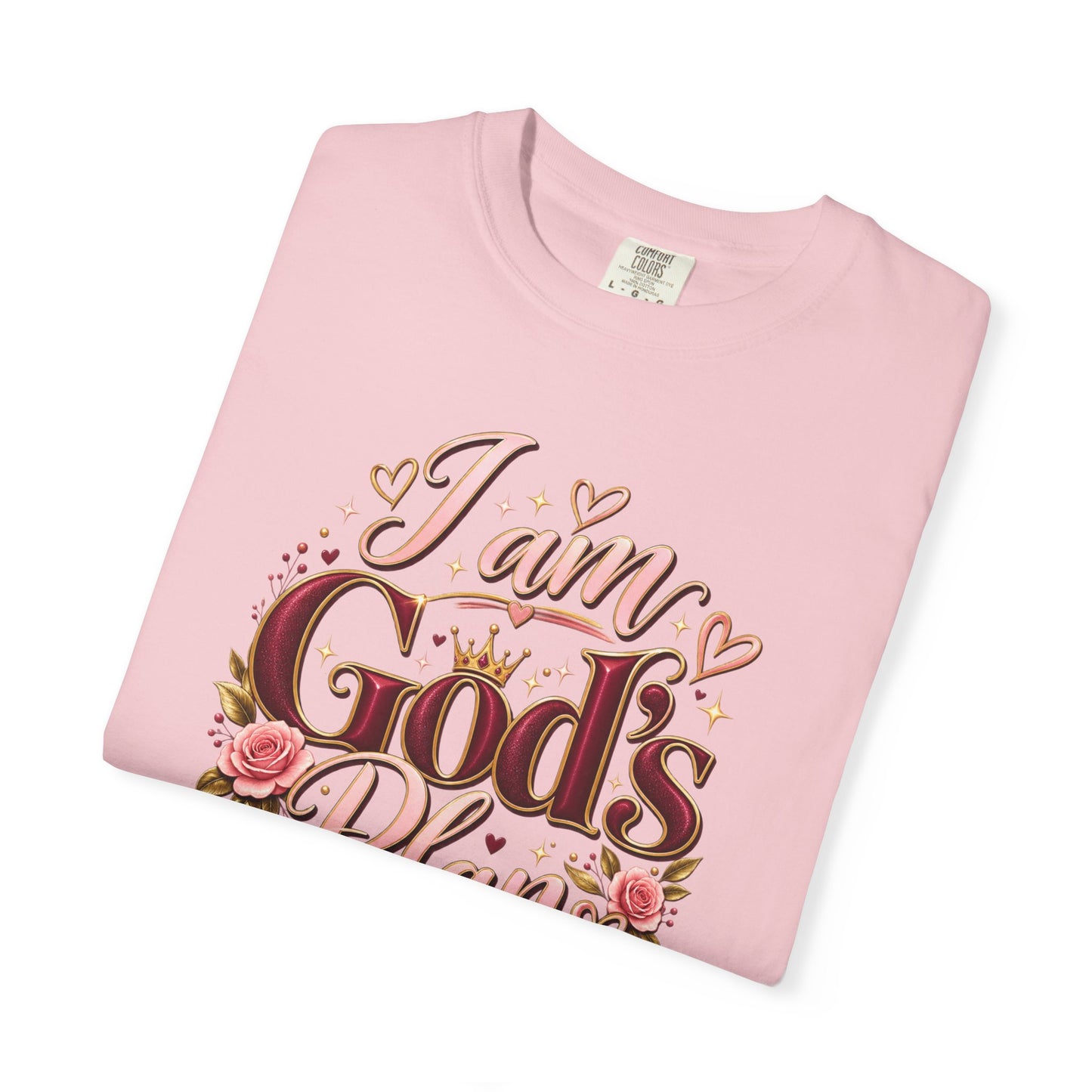 I Am God's Plan T-Shirt — Floral Faith Graphic Tee