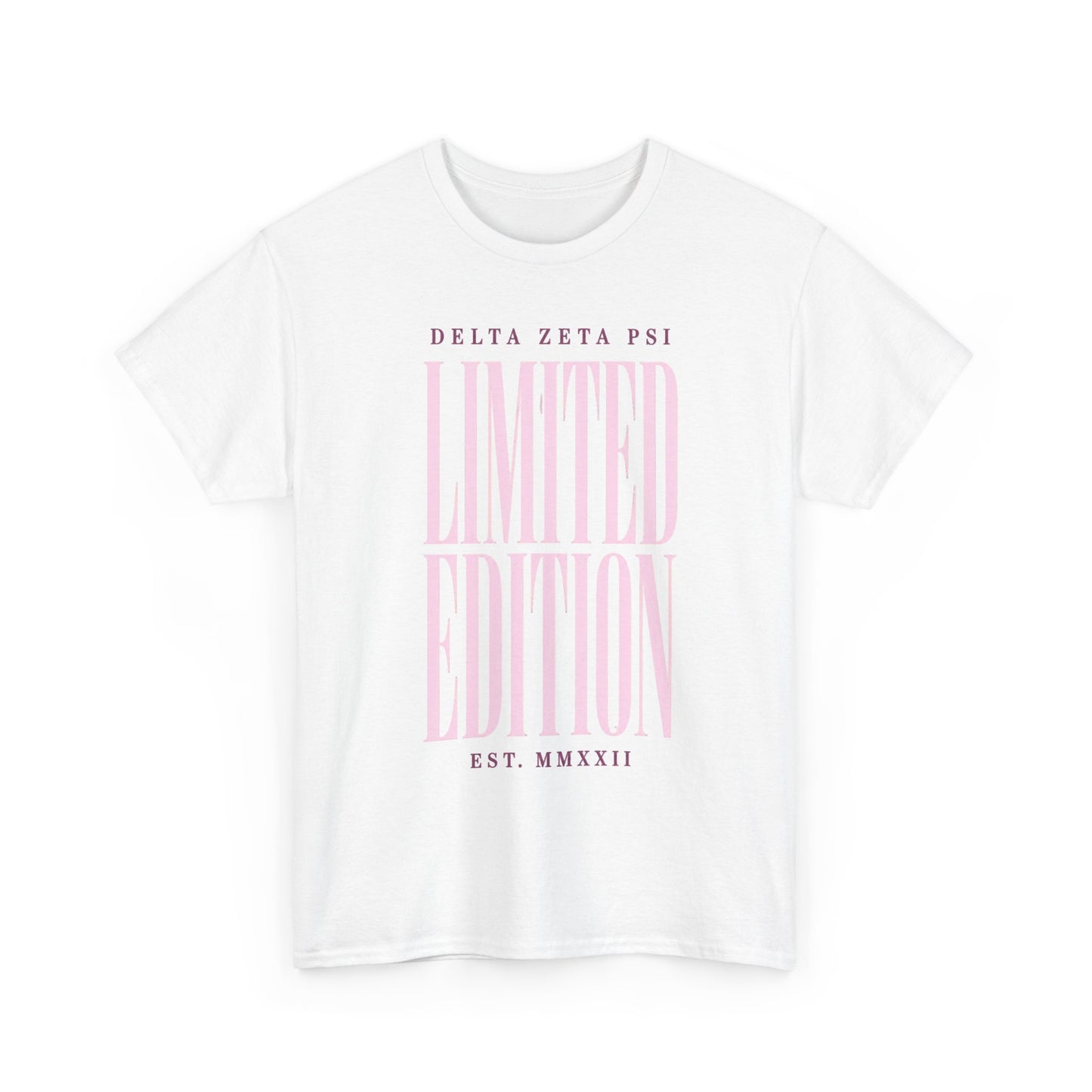 Limited Edition Delta Zeta Psi Tee — Pink Vintage Sorority Graphic Shirt